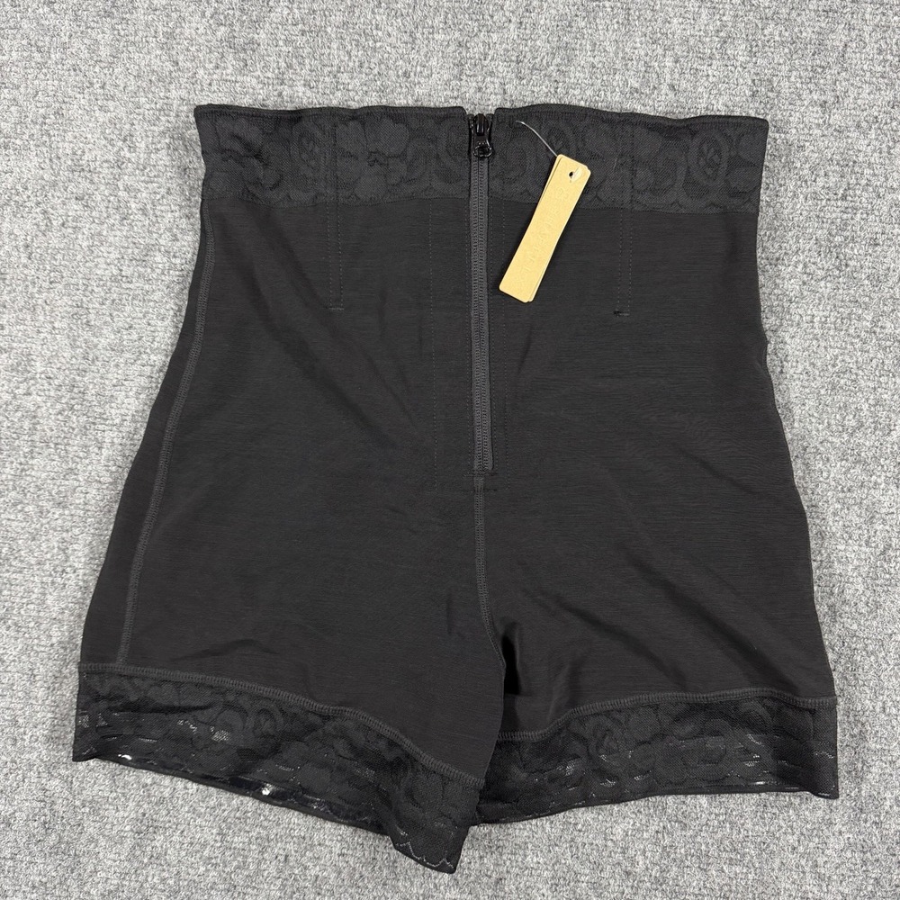 Shapellx Shapewear Shorts Large Black Lace Butt Enhancer NEW